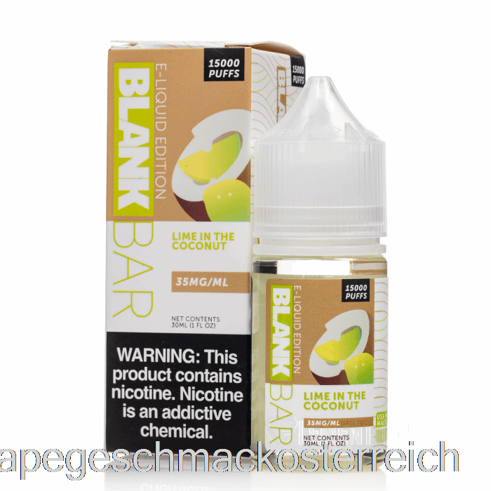Limette In Der Kokosnuss – Leere Barsalze – 30 Ml, 50 Mg Vape-Geschmack